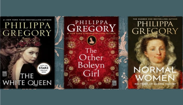 A collection of book covers by Philippa Gregory